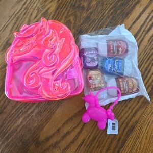 🛍BOGO 50% OFF🦄🎈🎒🤲 NWT‼️BBW Unicorn Backpack & Holder w/ Sanitizers